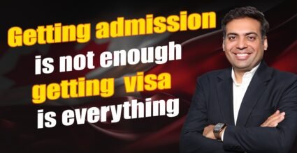Getting admission is not enough; getting a visa is everything