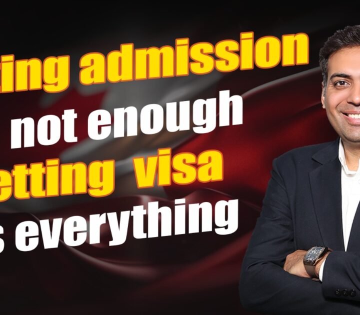 Getting admission is not enough; getting a visa is everything
