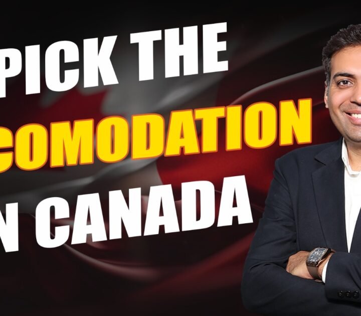 Pick the accommodation in Canada