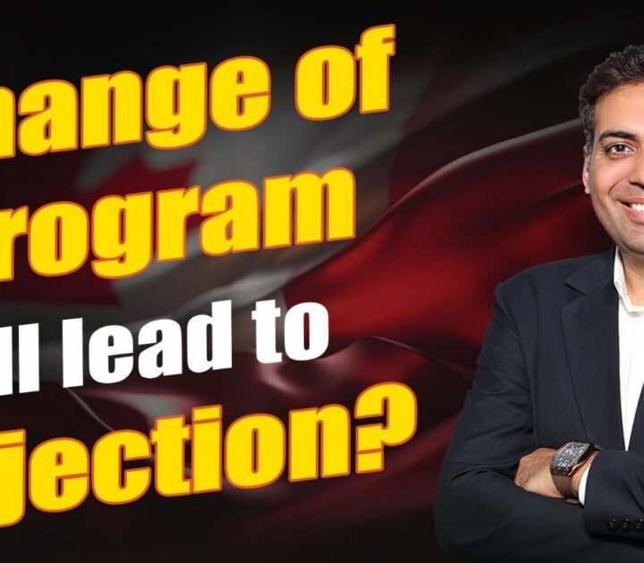 Change of Program will lead to Rejection?