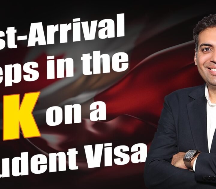 Post Arrival Steps in the UK on a Student visa