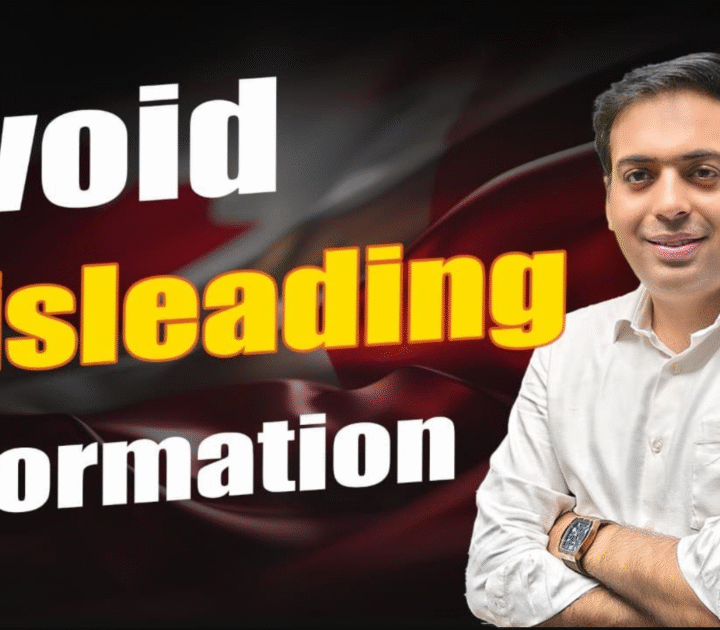 Avoid Misleading Information