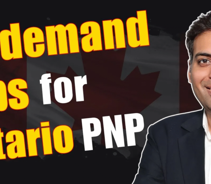 In Demand Jobs for Ontario PNP