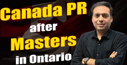 Caanada PR after Masters in Ontario
