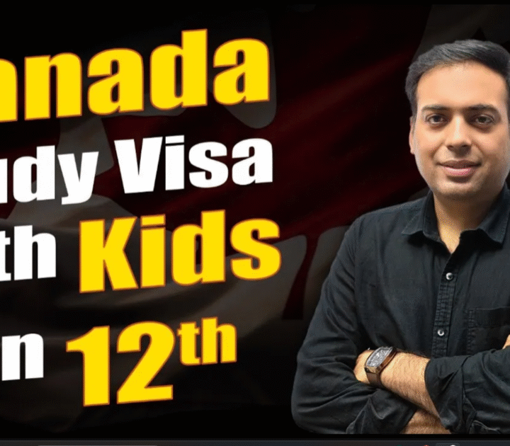 Canada study visa with kids