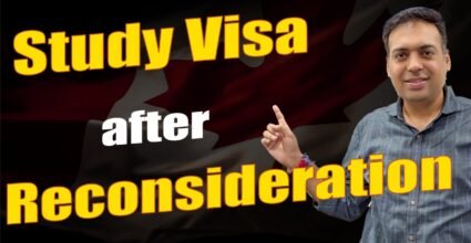 Study Visa after Reconsideration