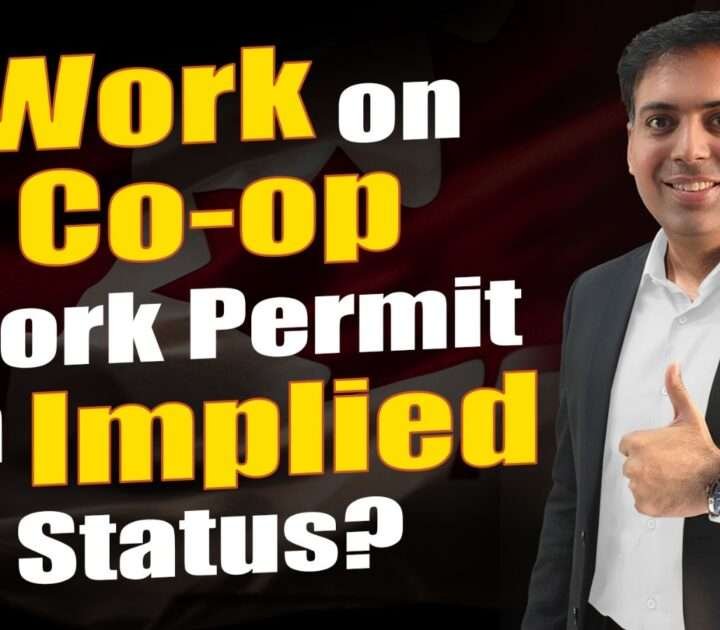 Work on Co-op Work Permit on Implied Status ?