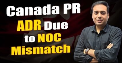 Canada PR ADR Due to NOC Mismatch