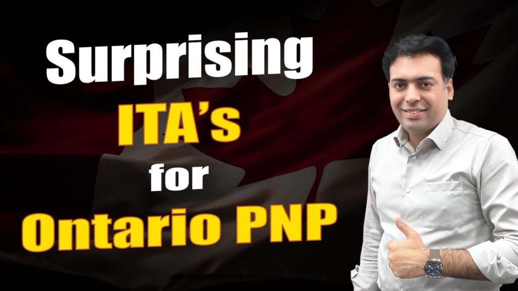 Surprising ITA's for Ontario PNP