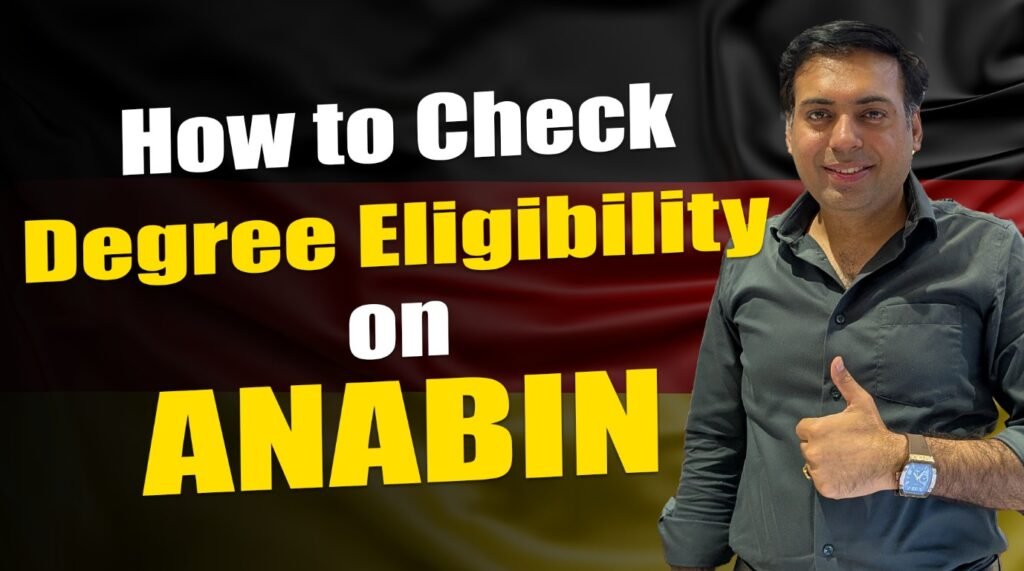 Check Degree Eligibility on Anabin