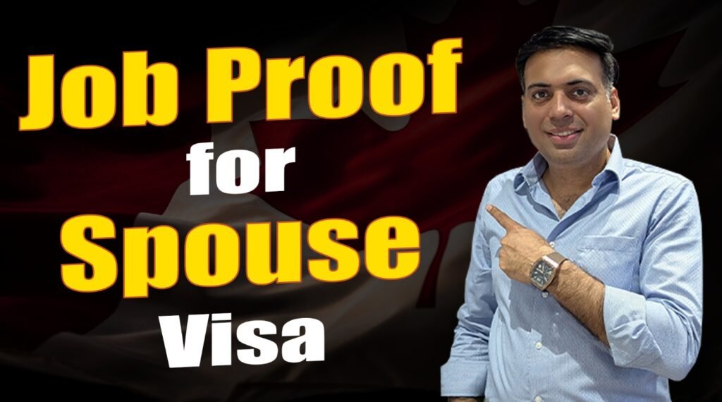 Job Proof for Spouse Visa