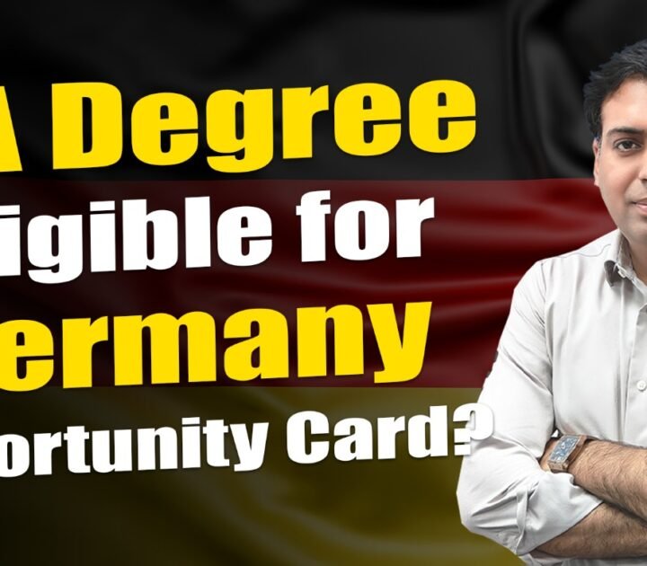 BA Degree Eligble for Germany Oppourtunity card