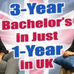 3 years Bacheor's in just 1 Year in UK