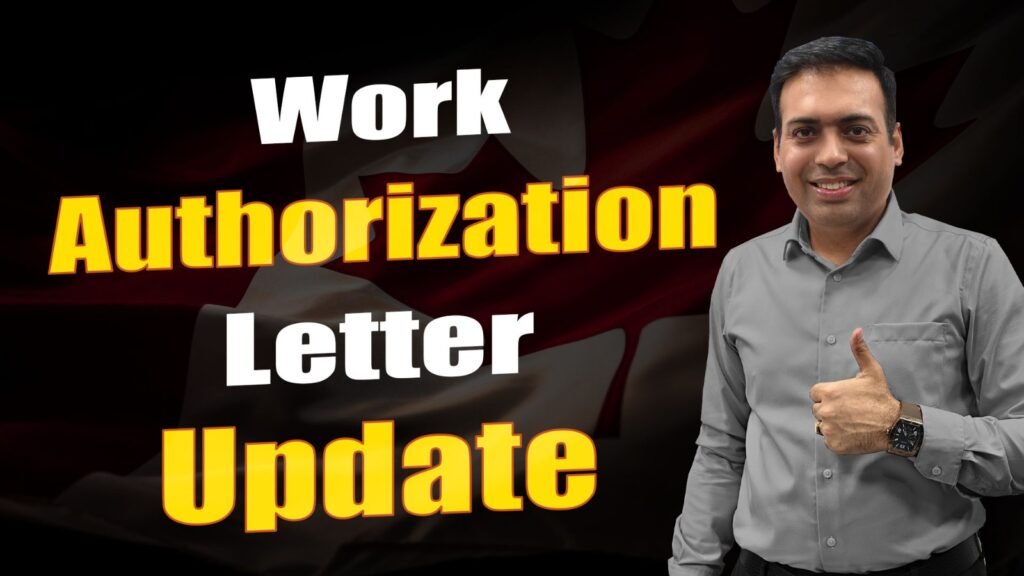 Work Authorization Letter Update