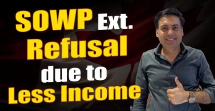 SOWP Ext. Refusal due to Less Income