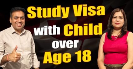 Study Visa with Child over age 18