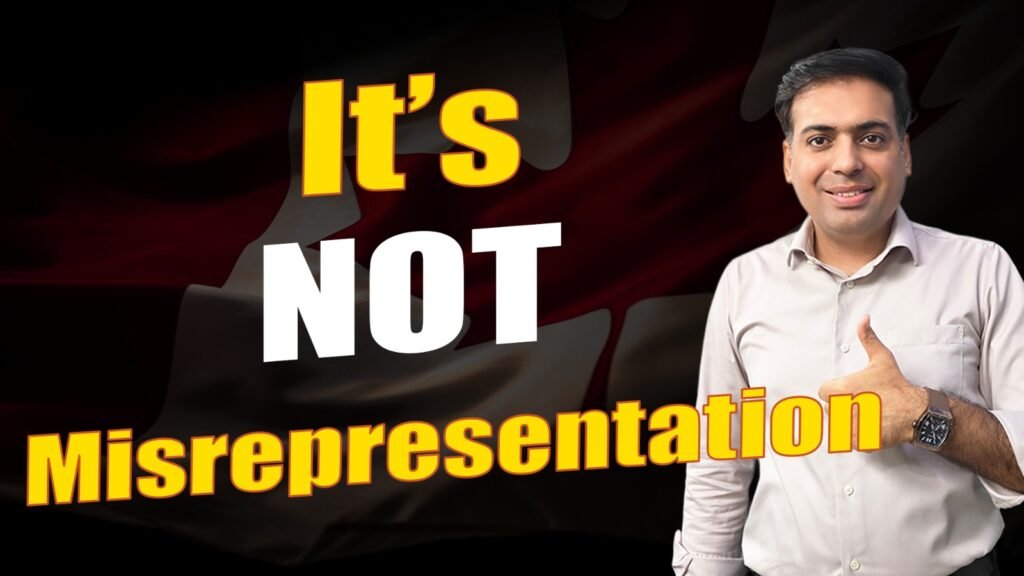 Its Not Misrepresentation