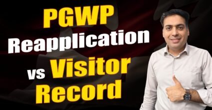 PGWP Reapplication vs Visitor Record