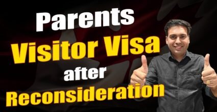Parents Visitor Visa after Reconsideration