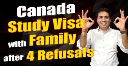 Canada Study Visa with Family after 4 Refusals