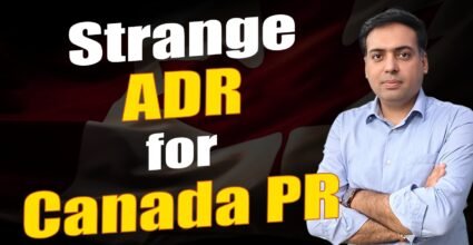 Strange ADR for Canada PR