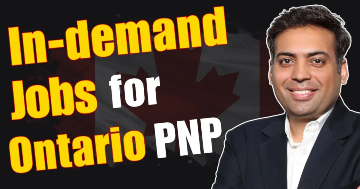 In Demand Jobs for Ontario PNP In Demand Jobs for Ontario PNP
