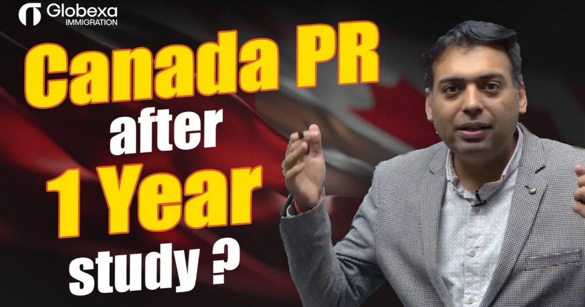 canada PR after 1 Year Study ?