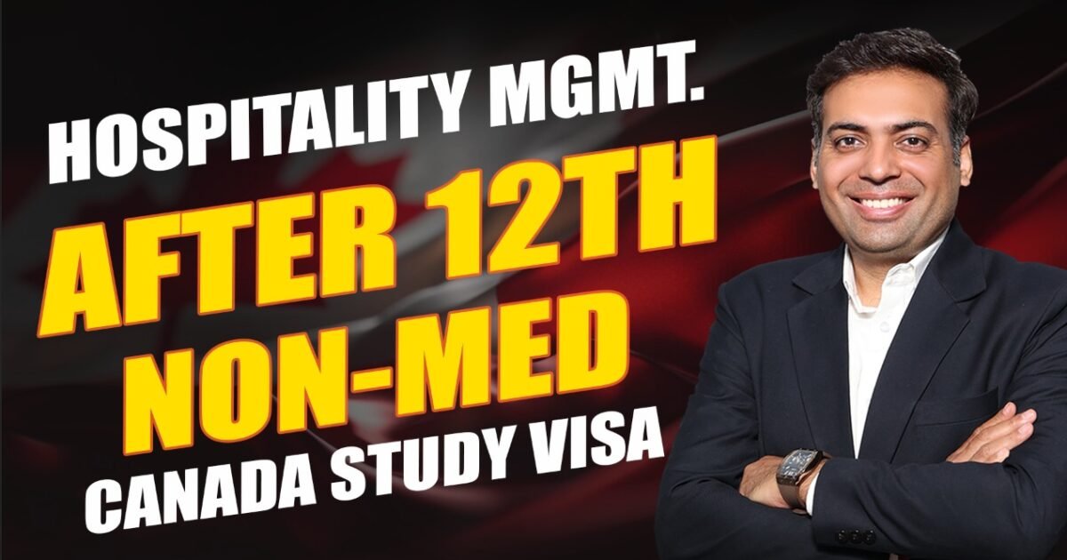 Hospitality Mgmt.After 12th Non-Med