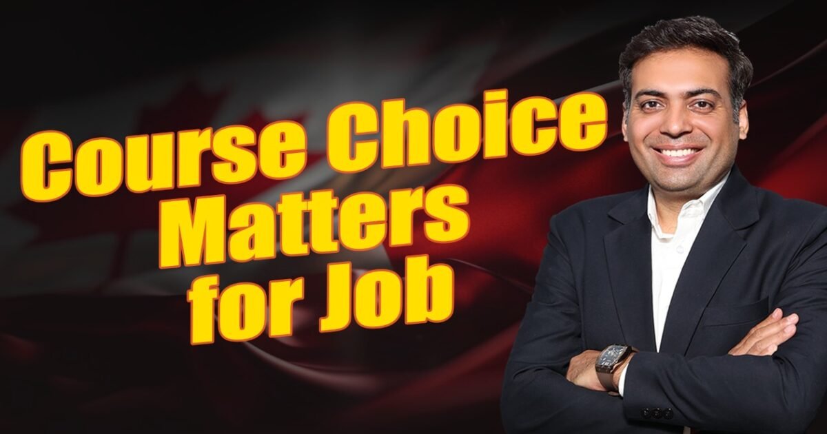 Course Choice Matters for Job Course Choice Matters for Job