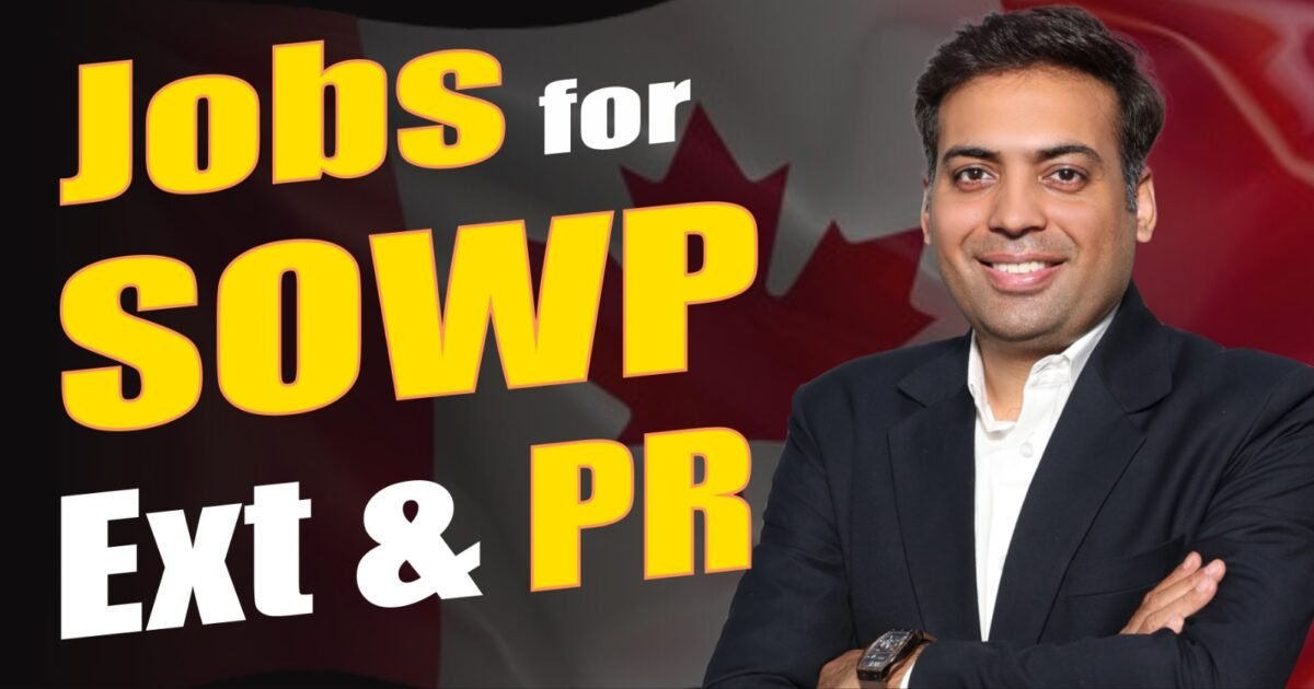 Jobs for SOWP Ext & PR