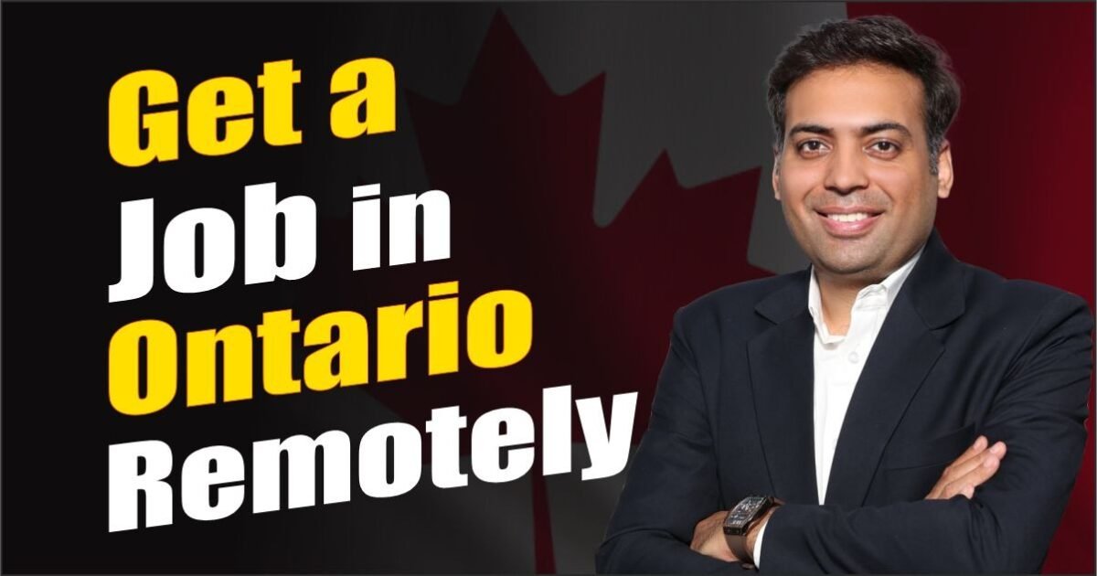 Gert a Job in Ontario