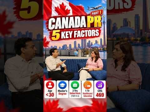 Canada PR from Outside Canada 🇨🇦 | Is CRS 469 Enough? Master’s Degree & 3 Years of Experience