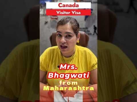 Mrs. Bhagwati’s Canada Visa Journey Success Story! 🇨🇦🎊 #canadavisa #immigration