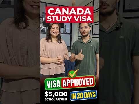 Canada Study Visa Approved in Just 20 Days | ₹5,000 CAD Scholarship | Chitne Joshi’s Success Story
