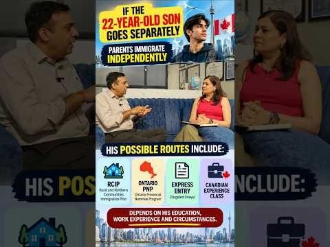 Can a 22-year-old apply separately from parents? #canada #studyvisa #immigration