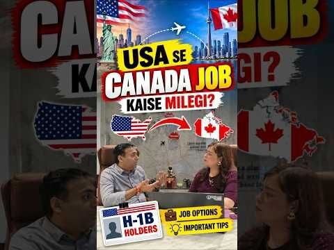 Working in the USA on an H-1B visa and considering a move to Canada? 🇺🇸🇨🇦