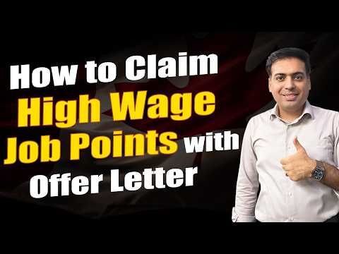 How to get the JOB OFFER for High Wage to Claim 100-70-50 Points in EE