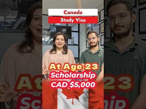 Canada Study Visa at Age 23 with $5,000 CAD Scholarship | Success Story