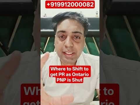 Where to Shift to get PR as Ontario PNP is Shut? #pnpdraw #ontariopnp #canadapr