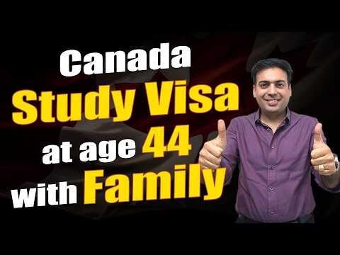Canada Study Visa at Age 44 with Family | Canada Study Visa Success Story