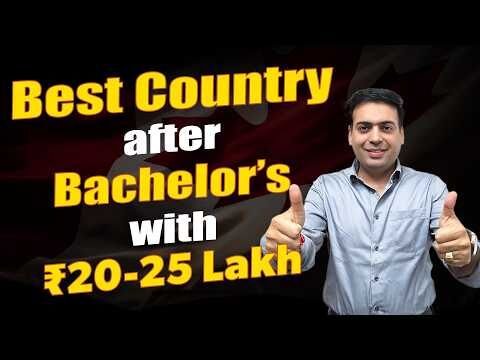 Best Country after Bachelor’s with ₹20–25 Lakh