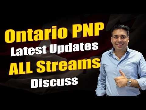 Ontario PNP Updates Discussion for Canada PR
