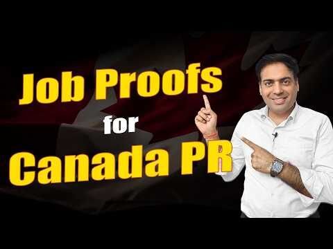 Canada PR Job Proofs: Salary Accounts, Reference Letters & Eligibility