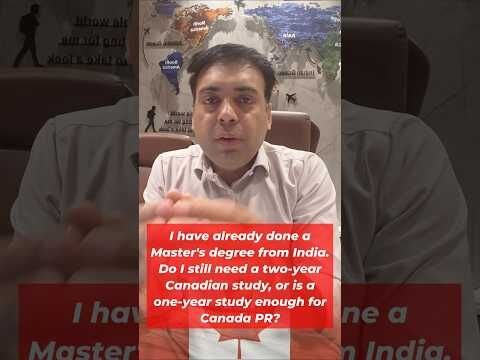 1-Year or 2-Year Study in Canada? | Best PR Path After Master's