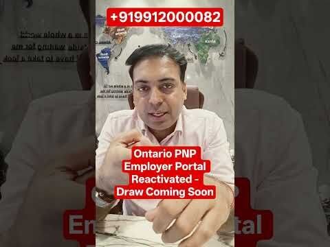Ontario PNP Employer Portal Reactivated - Draw Coming Soon in August 2026