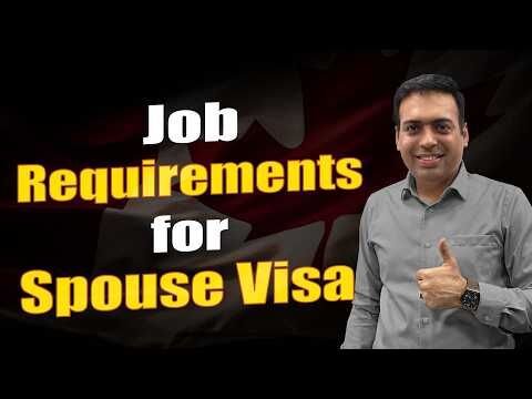 Job Requirements for SOWP Extension or SOWP Outside Canada | PGWP with Spouse Visa